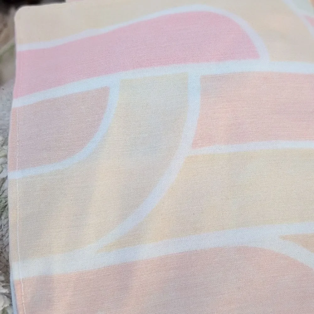 Vintage pastel Rainbow arch geometric print pillowcase‎ kawaii